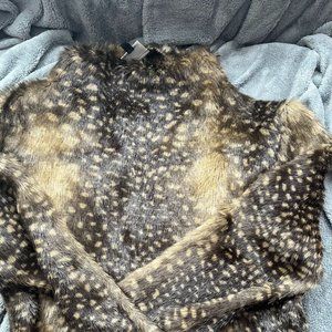 TRD Supply Vintage Faux Fur Sweater